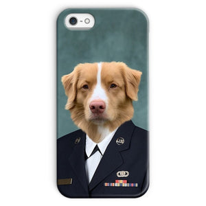 The US Female Navy Officer: Custom Pet Phone Case - Paw & Glory - Dog Portraits - Pet Portraits