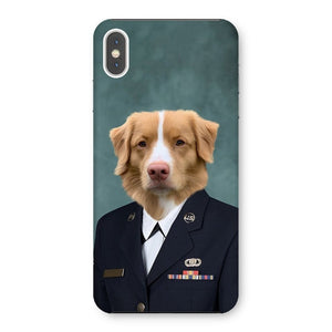 The US Female Navy Officer: Custom Pet Phone Case - Paw & Glory - Dog Portraits - Pet Portraits