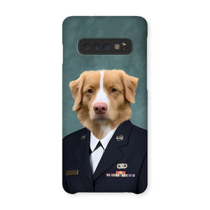 The US Female Navy Officer: Custom Pet Phone Case - Paw & Glory - Dog Portraits - Pet Portraits