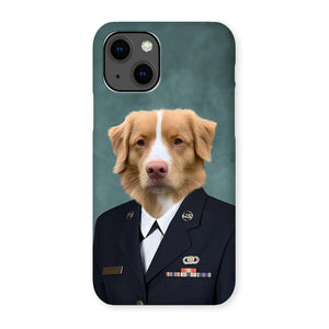 The US Female Navy Officer: Custom Pet Phone Case - Paw & Glory - Dog Portraits - Pet Portraits