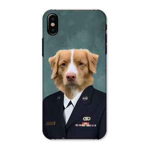 The US Female Navy Officer: Custom Pet Phone Case - Paw & Glory - Dog Portraits - Pet Portraits