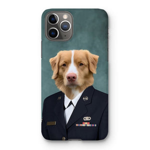 The US Female Navy Officer: Custom Pet Phone Case - Paw & Glory - Dog Portraits - Pet Portraits