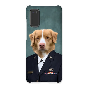 The US Female Navy Officer: Custom Pet Phone Case - Paw & Glory - Dog Portraits - Pet Portraits