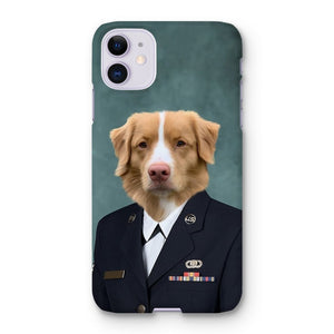 The US Female Navy Officer: Custom Pet Phone Case - Paw & Glory - Dog Portraits - Pet Portraits