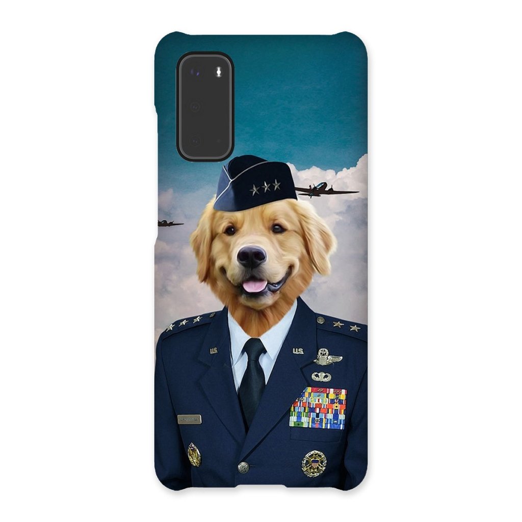 The US Male Airforce Officer: Custom Pet Phone Case - Paw & Glory - Dog Portraits - Pet Portraits