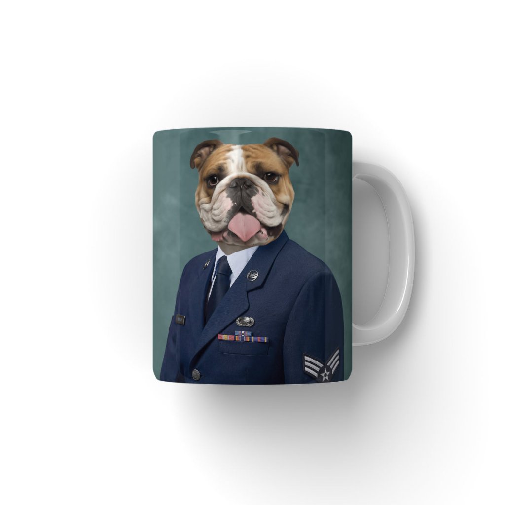 The US Male Navy Officer: Custom Pet Coffee Mug - Paw & Glory - Dog Portraits - Pet Portraits