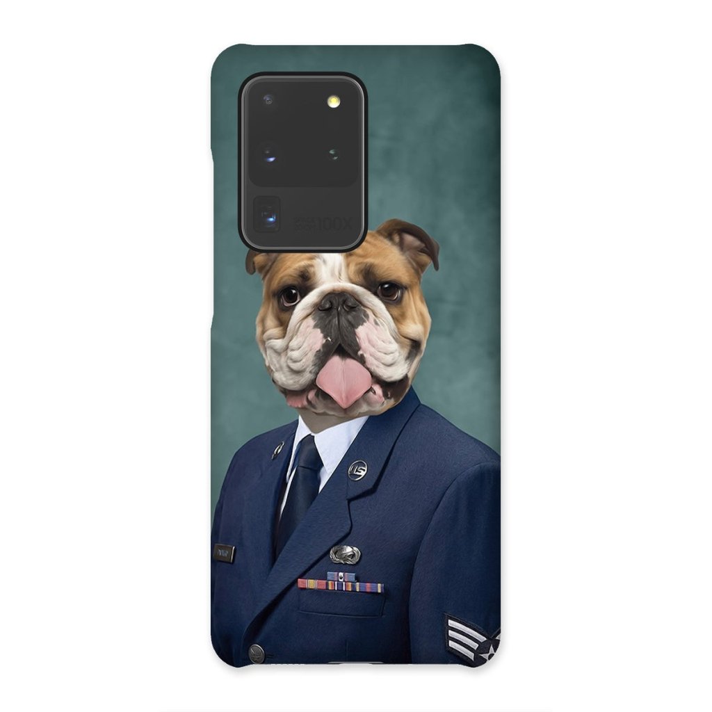 The US Male Navy Officer: Custom Pet Phone Case - Paw & Glory - Dog Portraits - Pet Portraits