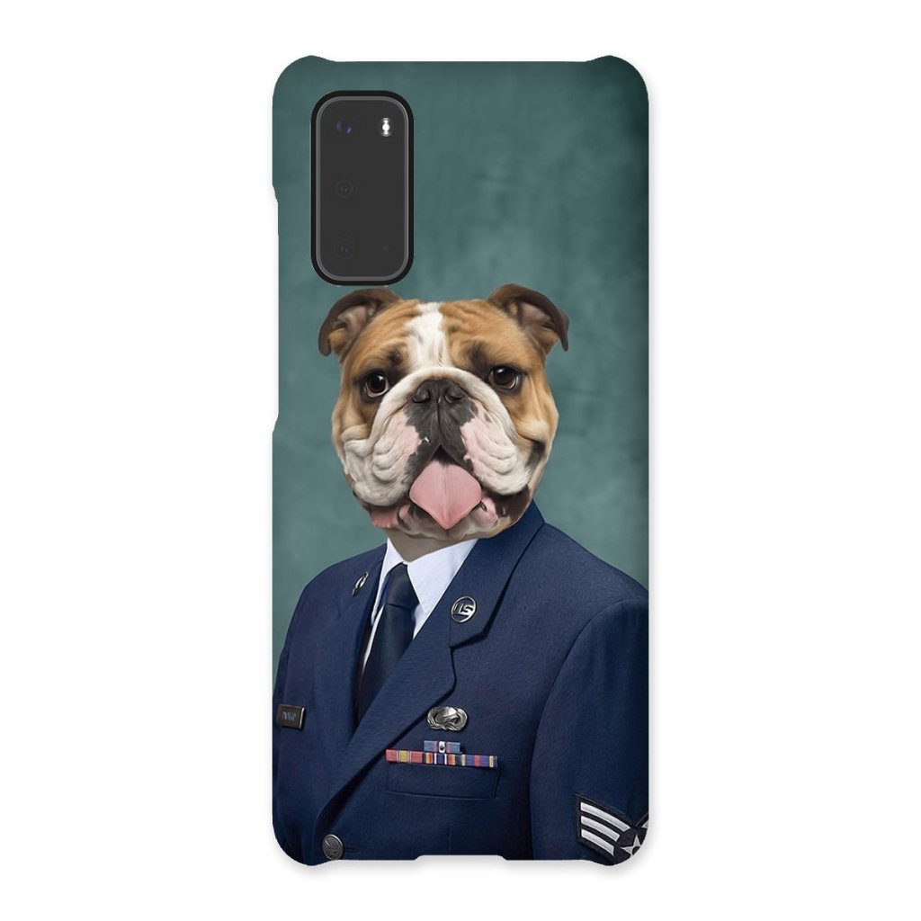 The US Male Navy Officer: Custom Pet Phone Case - Paw & Glory - Dog Portraits - Pet Portraits