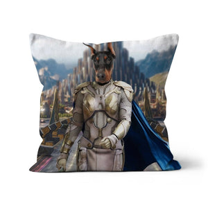 The Valkyrie: Custom Pet Pillow - Paw & Glory - Dog Portraits - Pet Portraits