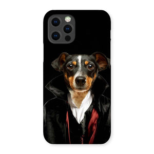 The Vampire: Custom Pet Phone Case - Paw & Glory - Dog Portraits - Pet Portraits