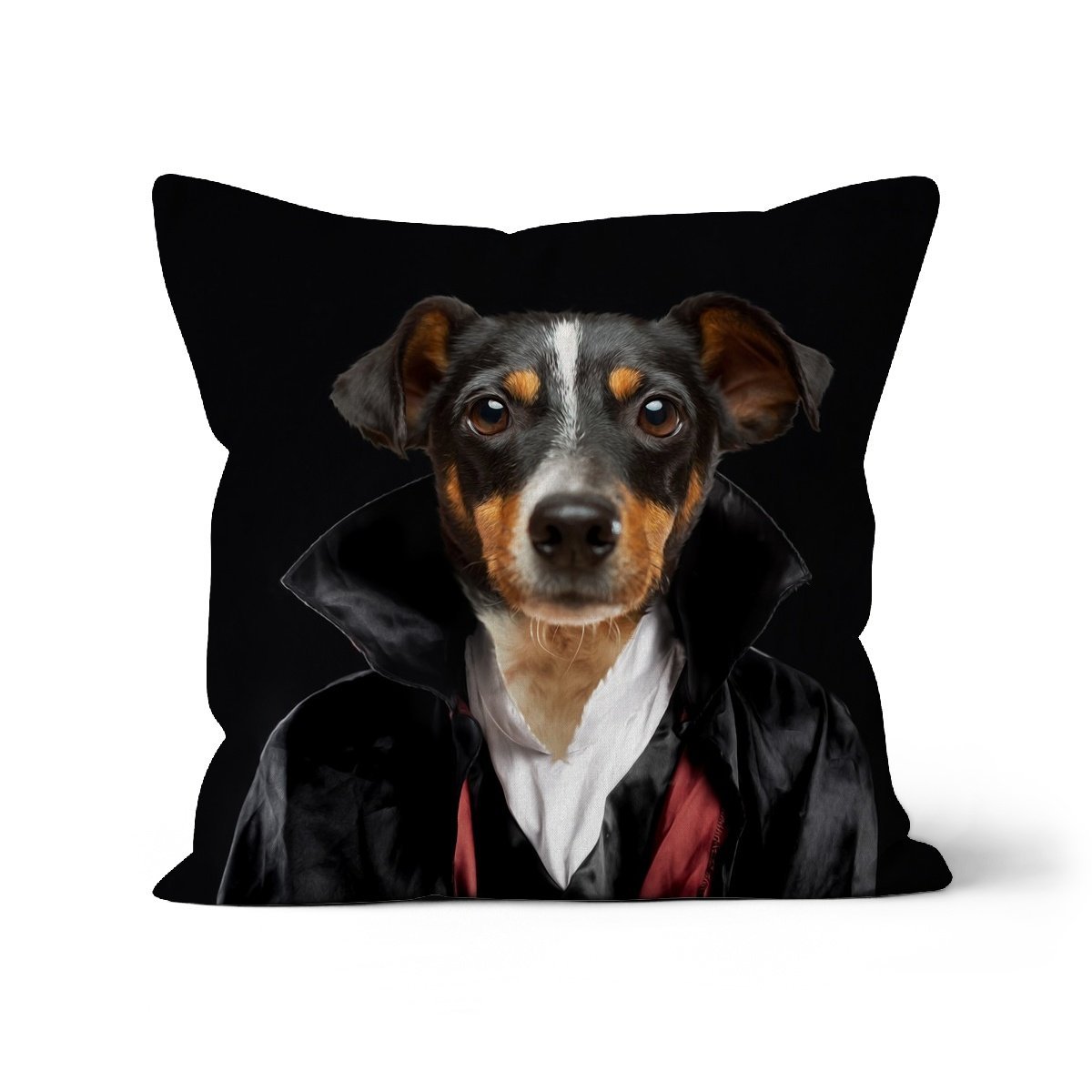 The Vampire: Custom Pet Pillow - Paw & Glory - Dog Portraits - Pet Portraits