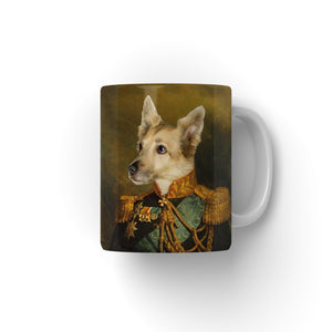 The Veteran: Custom Pet Coffee Mug - Paw & Glory - Dog Portraits - Pet Portraits