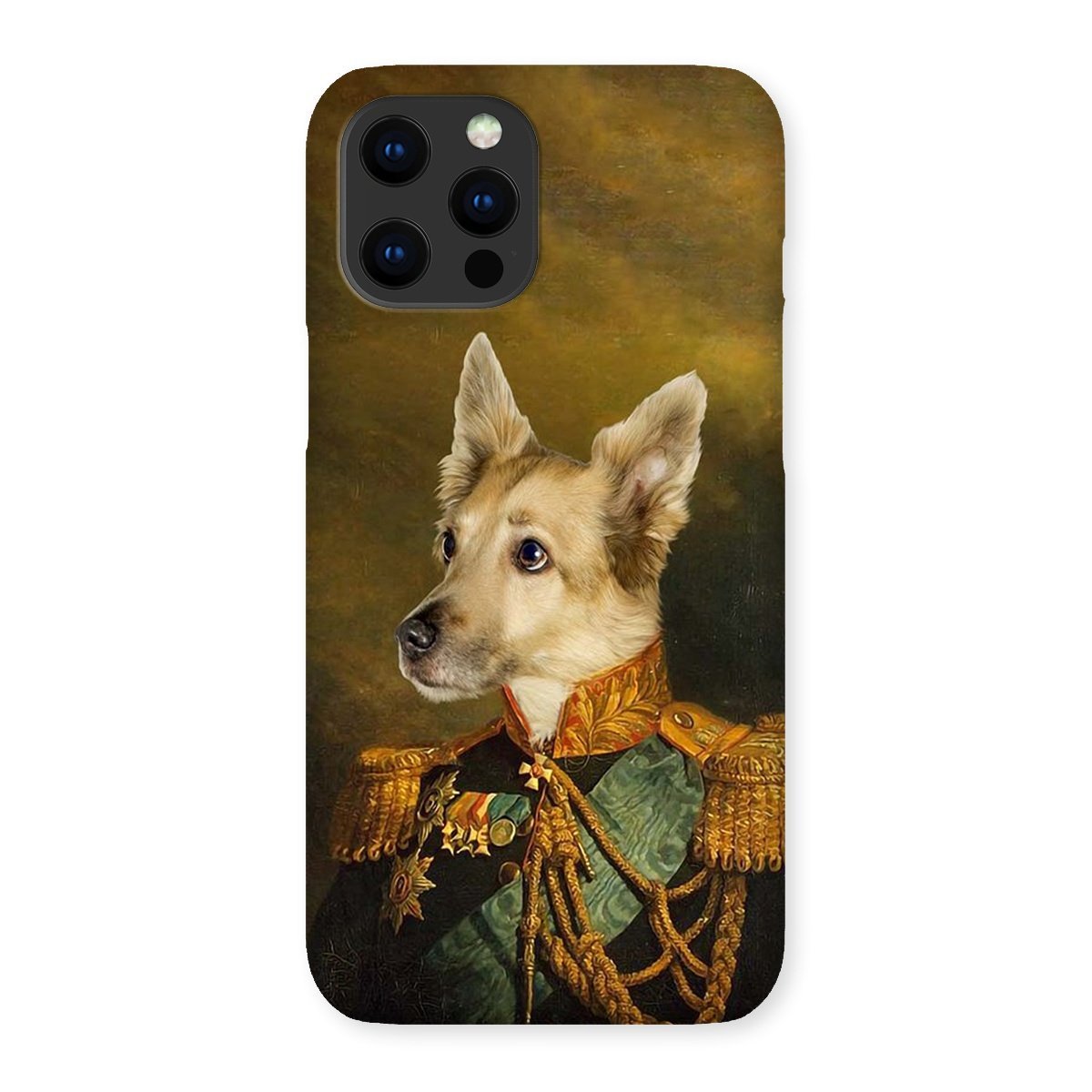 The Veteran: Custom Pet Phone Case - Paw & Glory - Dog Portraits - Pet Portraits