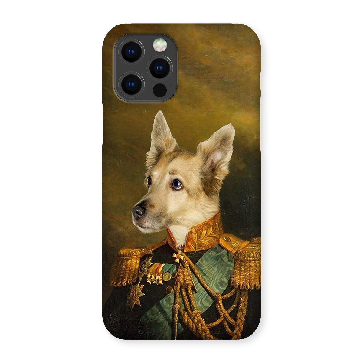 The Veteran: Custom Pet Phone Case - Paw & Glory - Dog Portraits - Pet Portraits