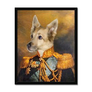 The Veteran: Custom Pet Portrait - Paw & Glory - Dog Portraits - Pet Portraits