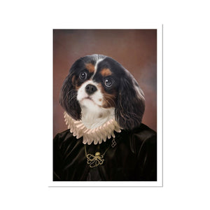 The Viscountess: Custom Pet Portrait - Paw & Glory - Dog Portraits - Pet Portraits