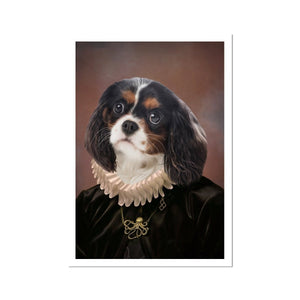 The Viscountess: Custom Pet Poster - Paw & Glory - Dog Portraits - Pet Portraits