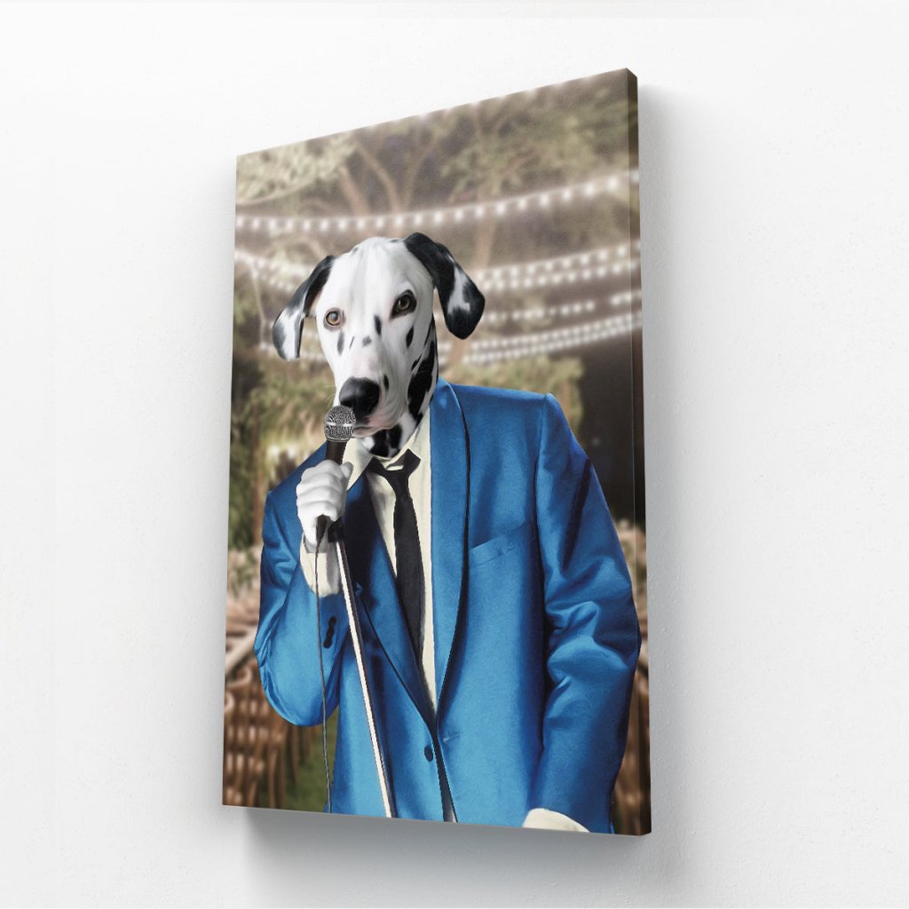 The Wedding Singer: Custom Pet Canvas - Paw & Glory - Dog Portraits - Pet Portraits