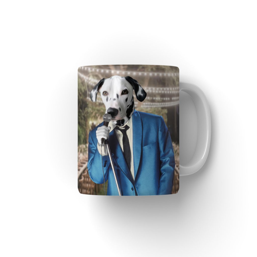 The Wedding Singer: Custom Pet Coffee Mug - Paw & Glory - Dog Portraits - Pet Portraits