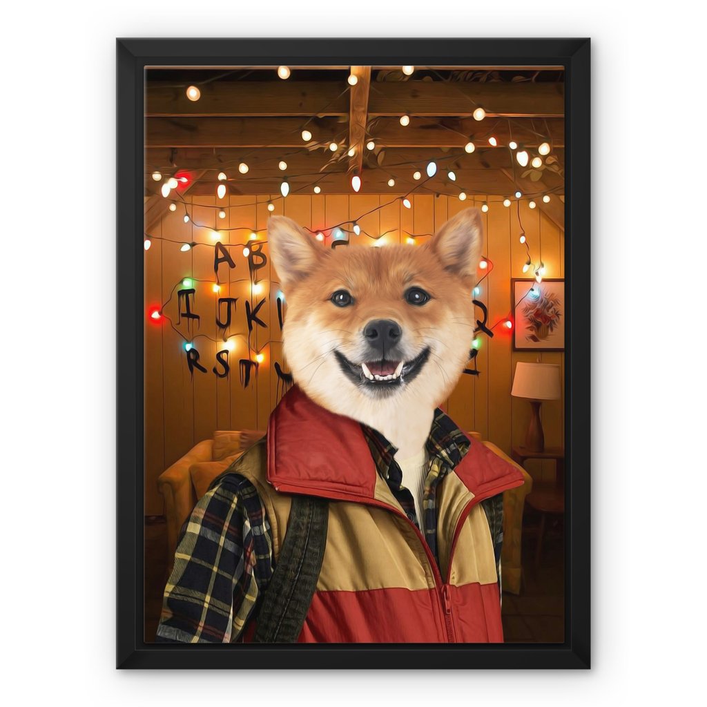 The Will (Stranger Things Inspired): Custom Pet Canvas - Paw & Glory - Dog Portraits - Pet Portraits