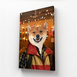 The Will (Stranger Things Inspired): Custom Pet Canvas - Paw & Glory - Dog Portraits - Pet Portraits