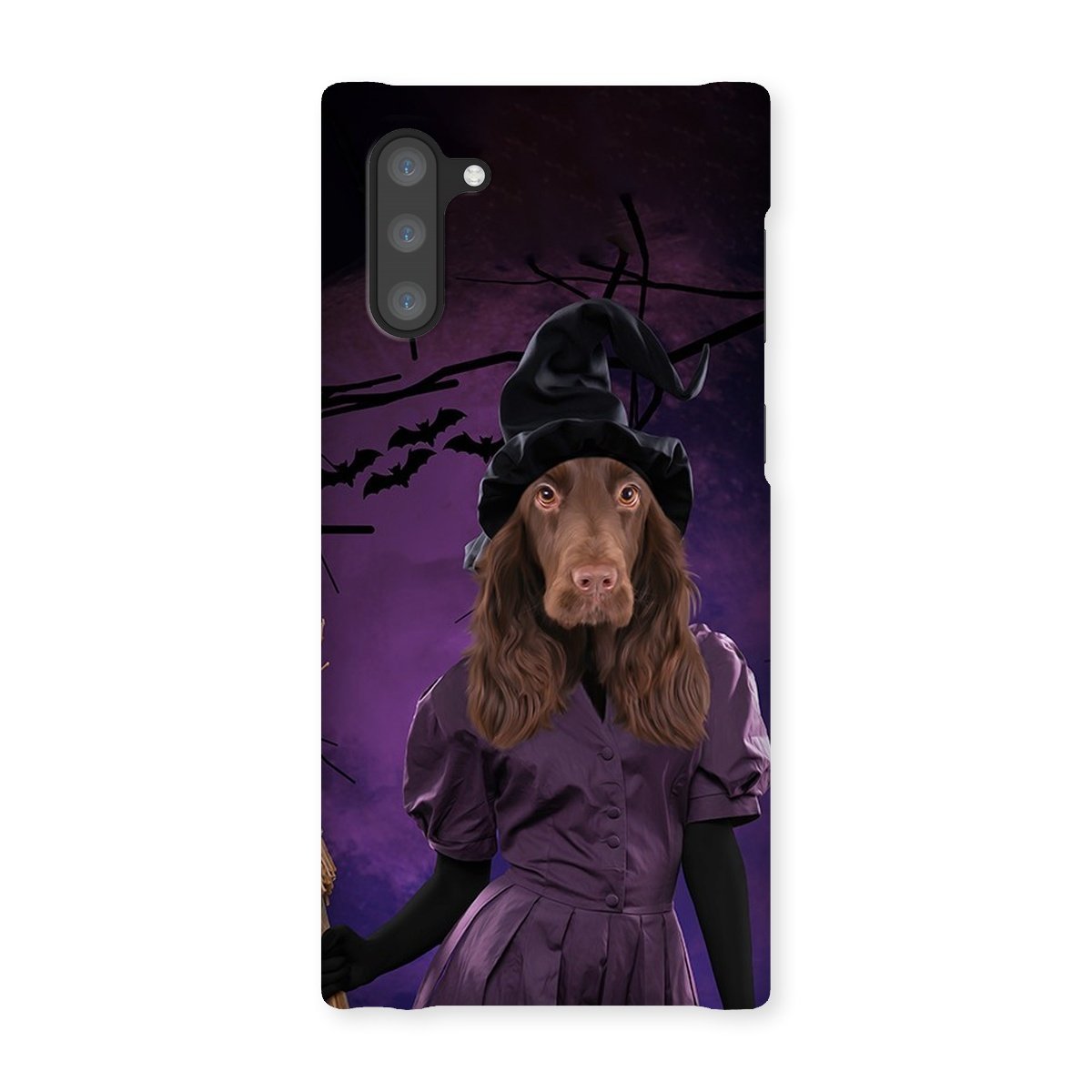 The Witch: Custom Pet Phone Case - Paw & Glory - Dog Portraits - Pet Portraits