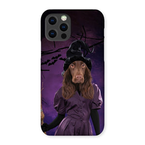 The Witch: Custom Pet Phone Case - Paw & Glory - Dog Portraits - Pet Portraits