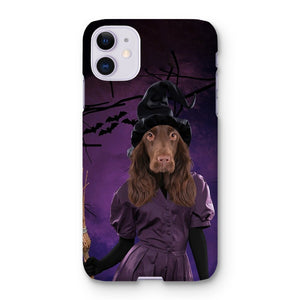 The Witch: Custom Pet Phone Case - Paw & Glory - Dog Portraits - Pet Portraits