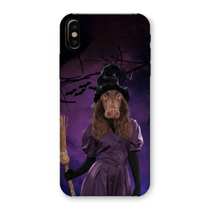 The Witch: Custom Pet Phone Case - Paw & Glory - Dog Portraits - Pet Portraits