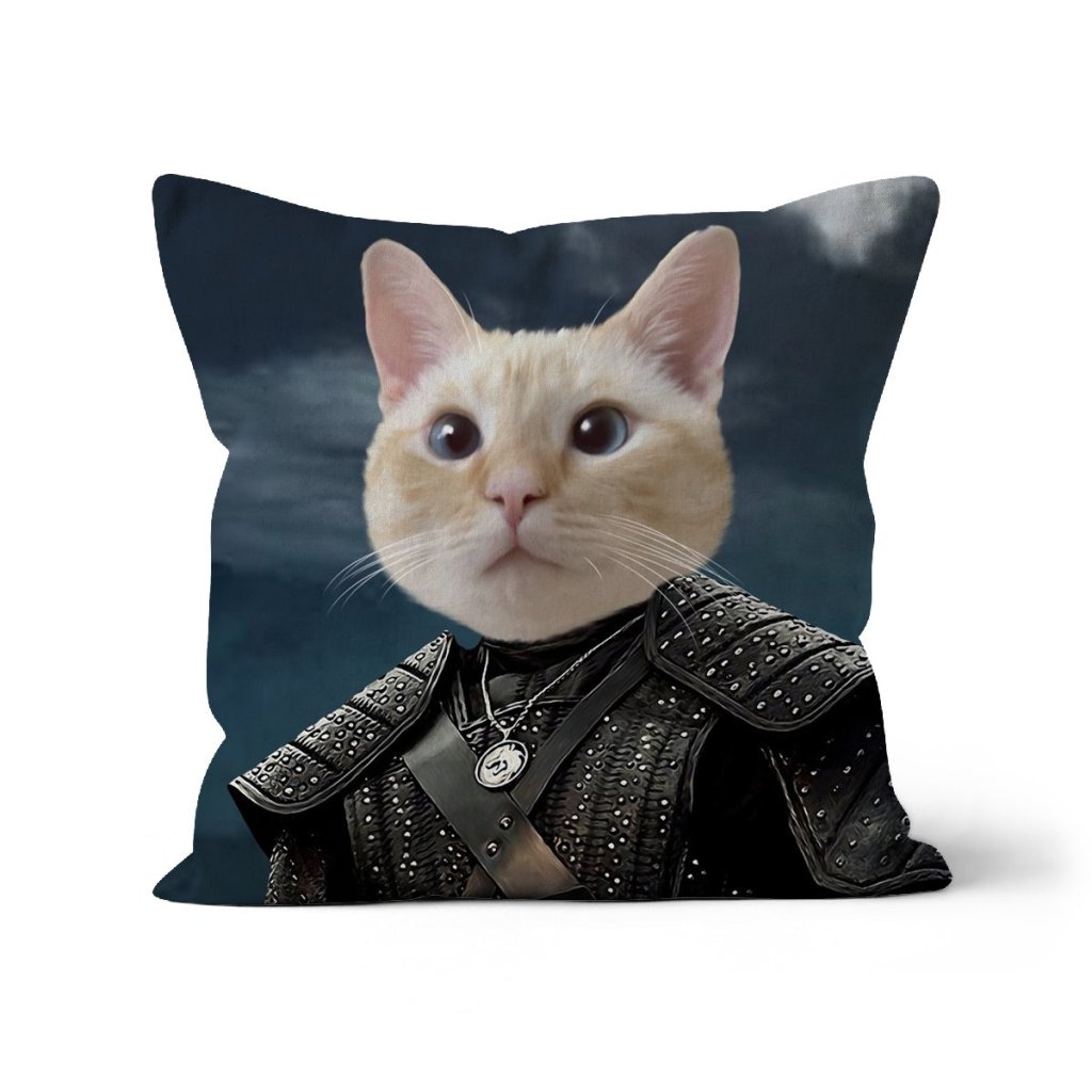 The Witcher: Custom Pet Pillow - Paw & Glory - Dog Portraits - Pet Portraits