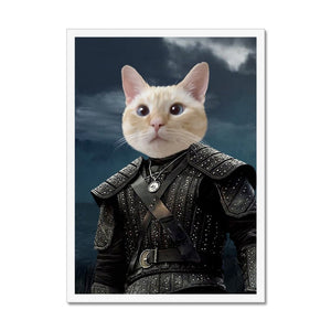 The Witcher: Custom Pet Portrait - Paw & Glory - Dog Portraits - Pet Portraits