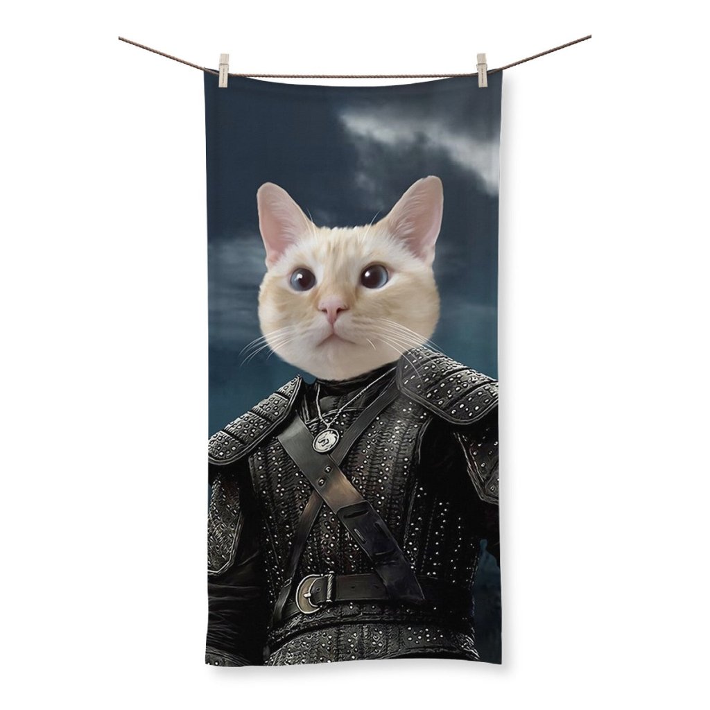 The Witcher: Custom Pet Towel - Paw & Glory - Dog Portraits - Pet Portraits