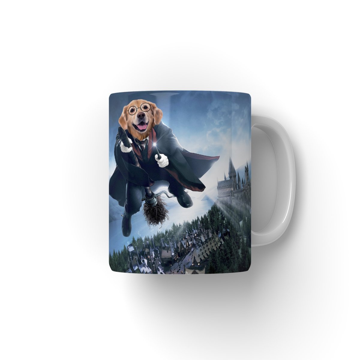 The Wizard (Harry Potter Inspired): Custom Pet Coffee Mug - Paw & Glory - Dog Portraits - Pet Portraits