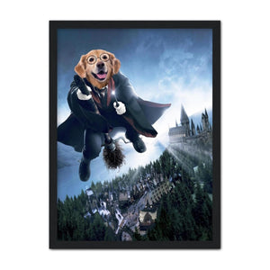 The Wizard (Harry Potter Inspired): Custom Pet Portrait - Paw & Glory - Dog Portraits - Pet Portraits