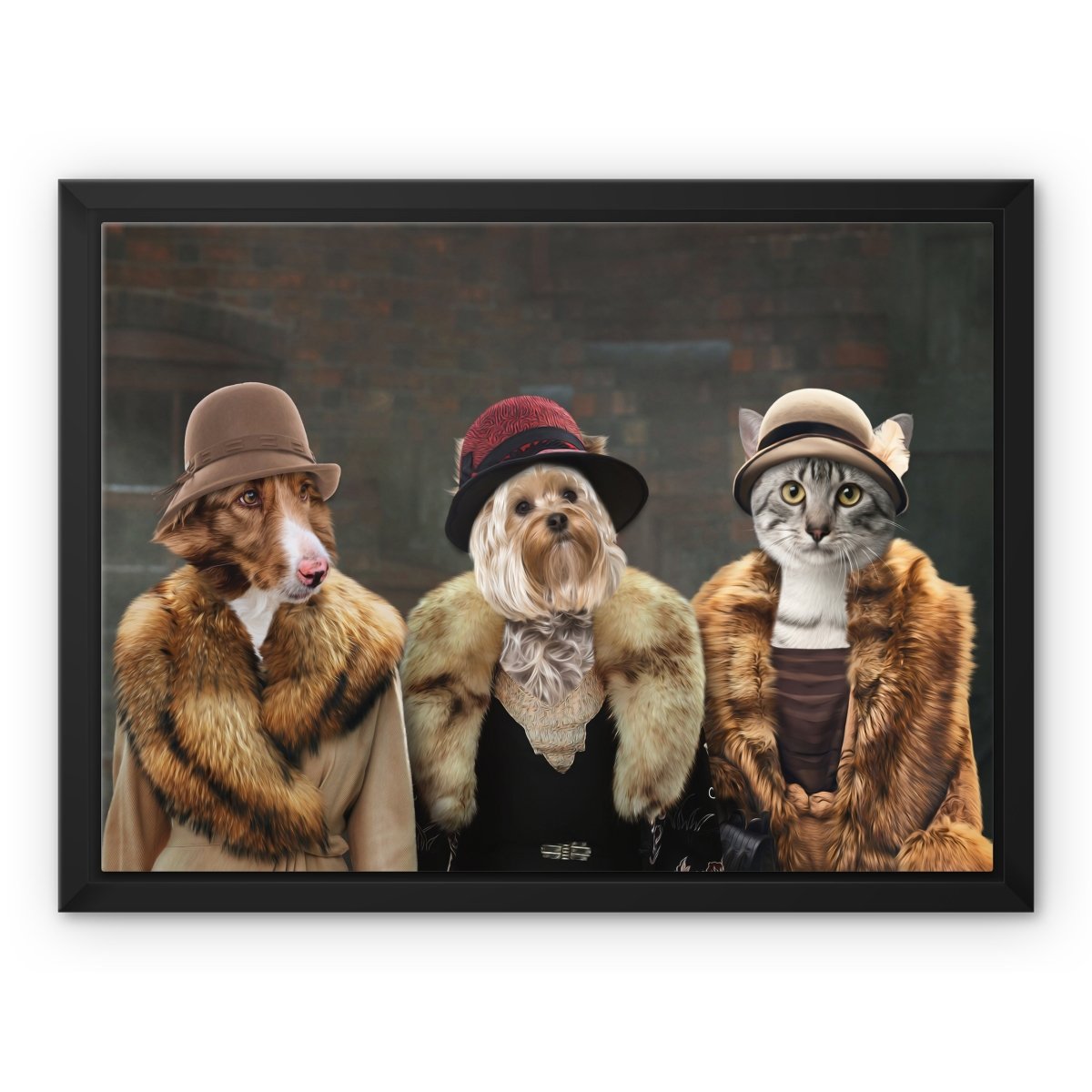 The Women (Peaky Blinders Inspired) 3 Pet: Custom Pet Canvas - Paw & Glory - Dog Portraits - Pet Portraits