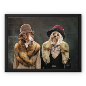 The Women (Peaky Blinders Inspired): Custom 2 Pet Canvas - Paw & Glory - Dog Portraits - Pet Portraits