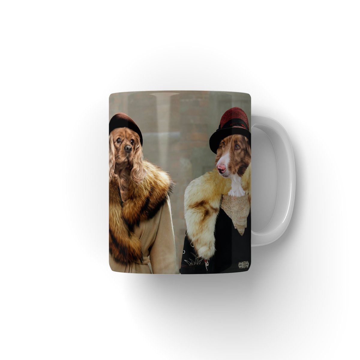 The Women (Peaky Blinders Inspired): Custom 2 Pet Coffee Mug - Paw & Glory - Dog Portraits - Pet Portraits