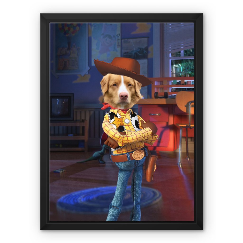 The Woody (Toy Story Inspired): Custom Pet Canvas - Paw & Glory - Dog Portraits - Pet Portraits