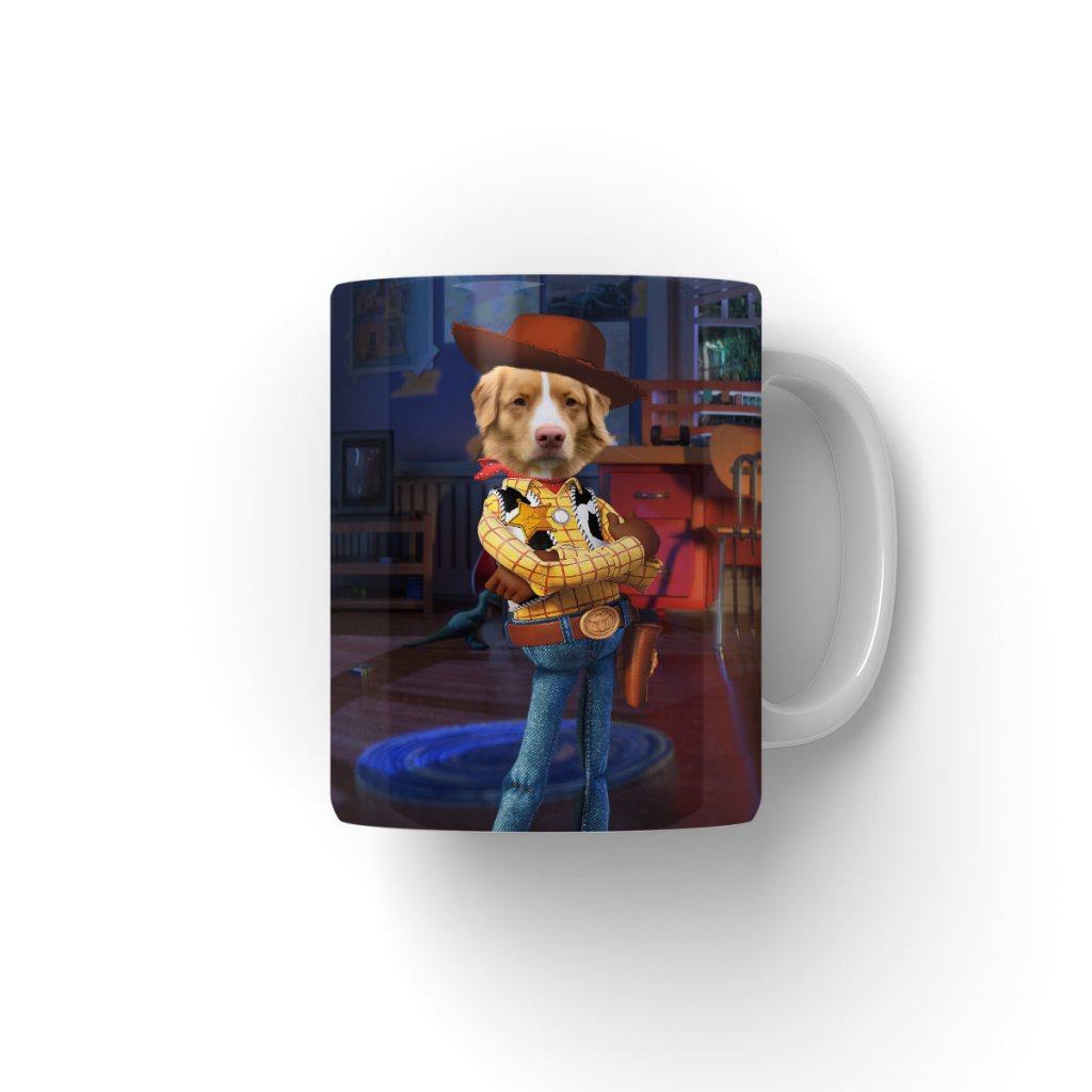 The Woody (Toy Story Inspired): Custom Pet Coffee Mug - Paw & Glory - Dog Portraits - Pet Portraits