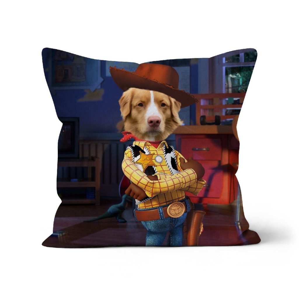 The Woody (Toy Story Inspired): Custom Pet Pillow - Paw & Glory - Dog Portraits - Pet Portraits