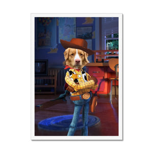 The Woody (Toy Story Inspired): Custom Pet Portrait - Paw & Glory - Dog Portraits - Pet Portraits