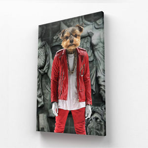 The Yeezy (Kanye West Inspired): Custom Pet Canvas - Paw & Glory - Dog Portraits - Pet Portraits