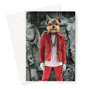 The Yeezy (Kanye West Inspired): Custom Pet Greeting Card - Paw & Glory - Dog Portraits - Pet Portraits