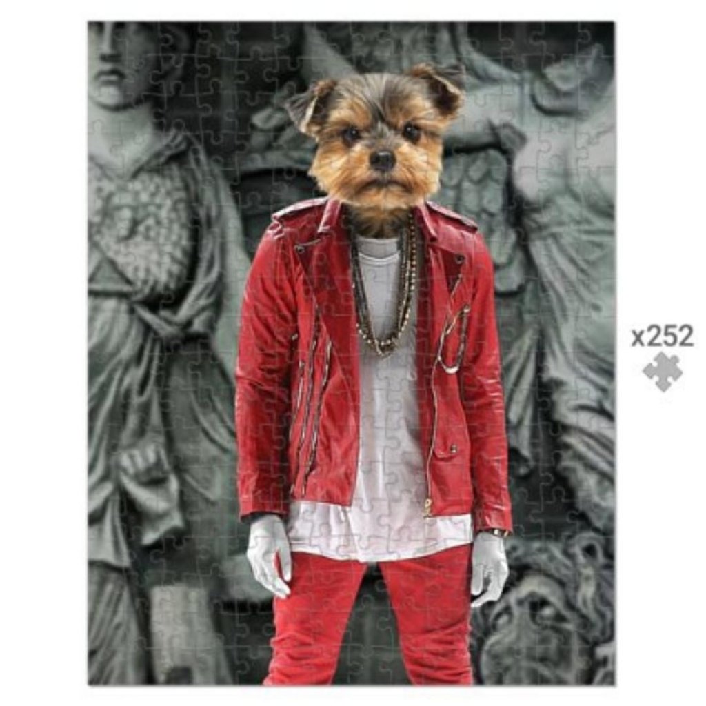 The Yeezy (Kanye West Inspired): Custom Pet Puzzle - Paw & Glory - Dog Portraits - Pet Portraits