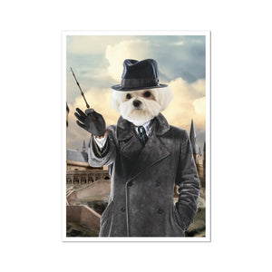 The Young Dumbledore (Harry Potter Inspired): Custom Pet Poster - Paw & Glory - Dog Portraits - Pet Portraits