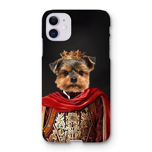 The Young King: Custom Pet Phone Case - Paw & Glory - Dog Portraits - Pet Portraits