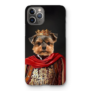 The Young King: Custom Pet Phone Case - Paw & Glory - Dog Portraits - Pet Portraits