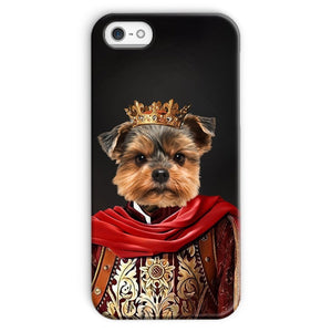 The Young King: Custom Pet Phone Case - Paw & Glory - Dog Portraits - Pet Portraits