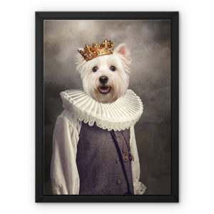 The Young Prince: Custom Pet Canvas - Paw & Glory - Dog Portraits - Pet Portraits