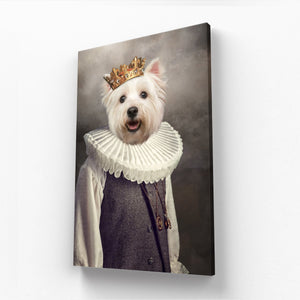 The Young Prince: Custom Pet Canvas - Paw & Glory - Dog Portraits - Pet Portraits